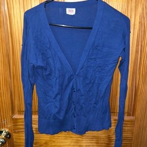 Mossimo Blue Cardigan Size Small